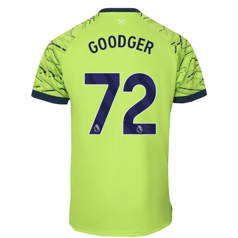 Danxen Kinder Tommy Goodger #72 Trikot Leuchtendes Grün Torwarttrikot 2025/26 Österreich