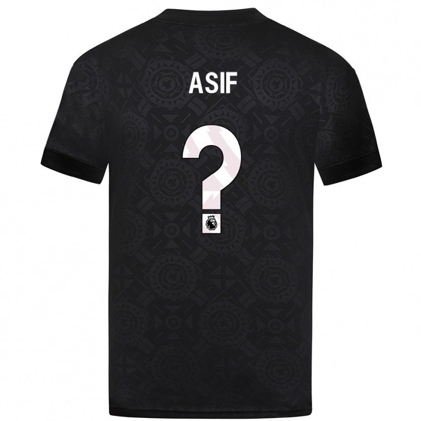 Danxen Kinder Dawood Asif #0 Trikot Schwarz Weiß Torwarttrikot 2025/26 Österreich