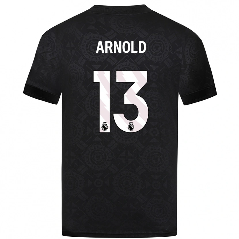 Danxen Kinder Alfie Arnold #13 Trikot Schwarz Weiß Torwarttrikot 2025/26 Österreich
