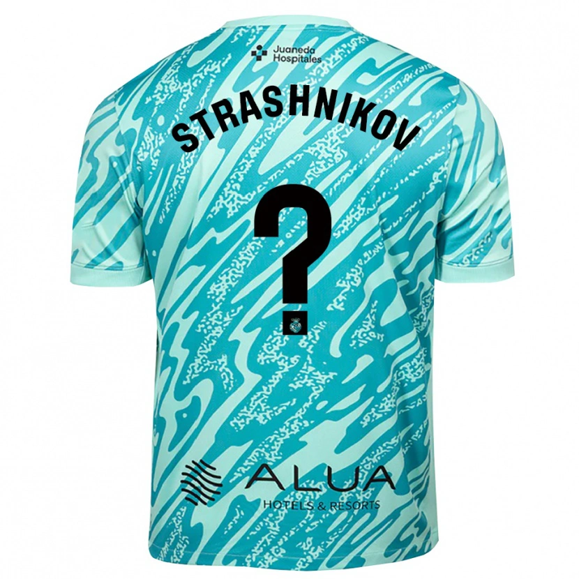 Danxen Kinder Nikolay Strashnikov #0 Trikot Cyan Schwarz Torwarttrikot 2025/26 Österreich