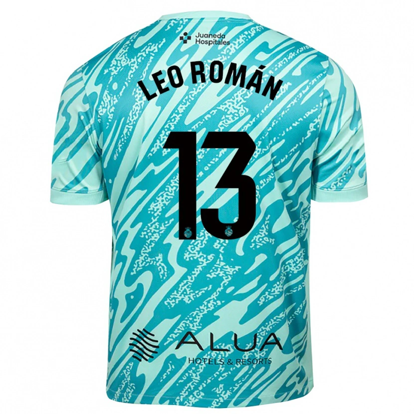 Danxen Kinder Leo Román #13 Trikot Cyan Schwarz Torwarttrikot 2025/26 Österreich