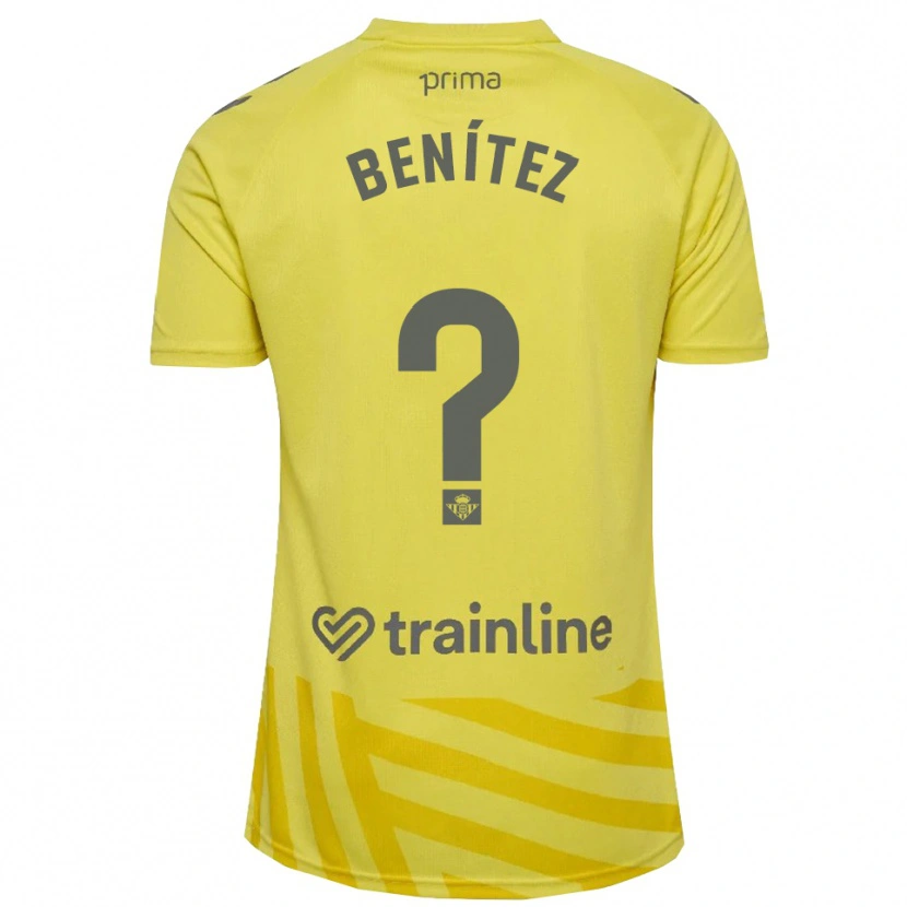 Danxen Kinder David Benítez #0 Trikot Gelb Grau Torwarttrikot 2025/26 Österreich