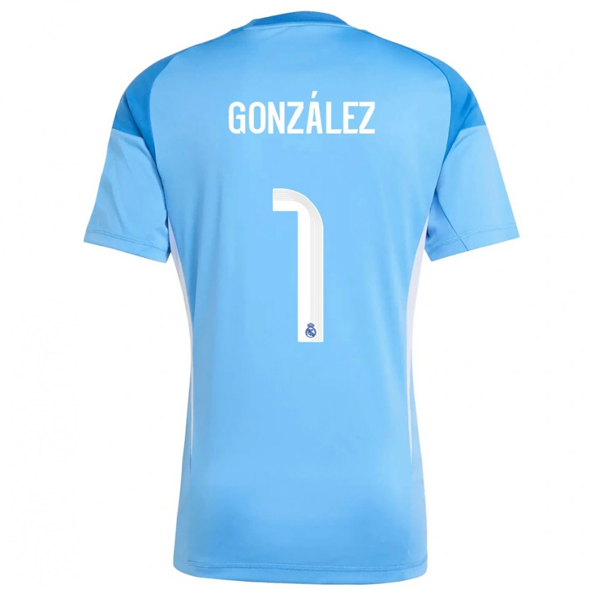 Danxen Kinder Álvaro González #1 Trikot Himmelblau Weiß Torwarttrikot 2025/26 Österreich