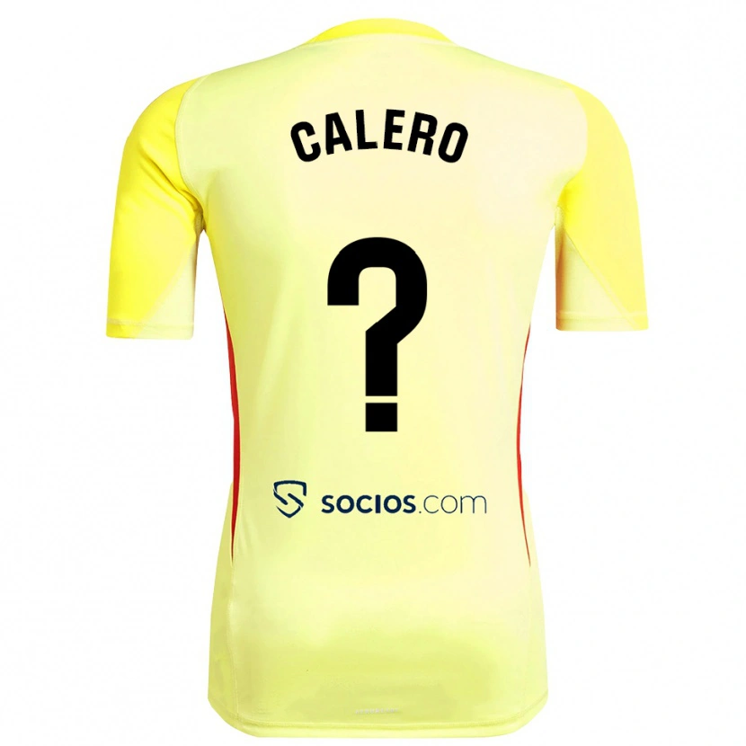 Danxen Kinder Josema Calero #0 Trikot Gelb Rot Schwarz Torwarttrikot 2025/26 Österreich