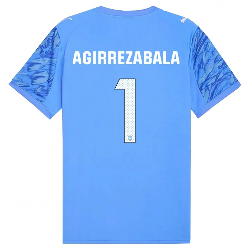Danxen Kinder Julen Agirrezabala #1 Trikot Blau Weiß Torwarttrikot 2025/26 Österreich