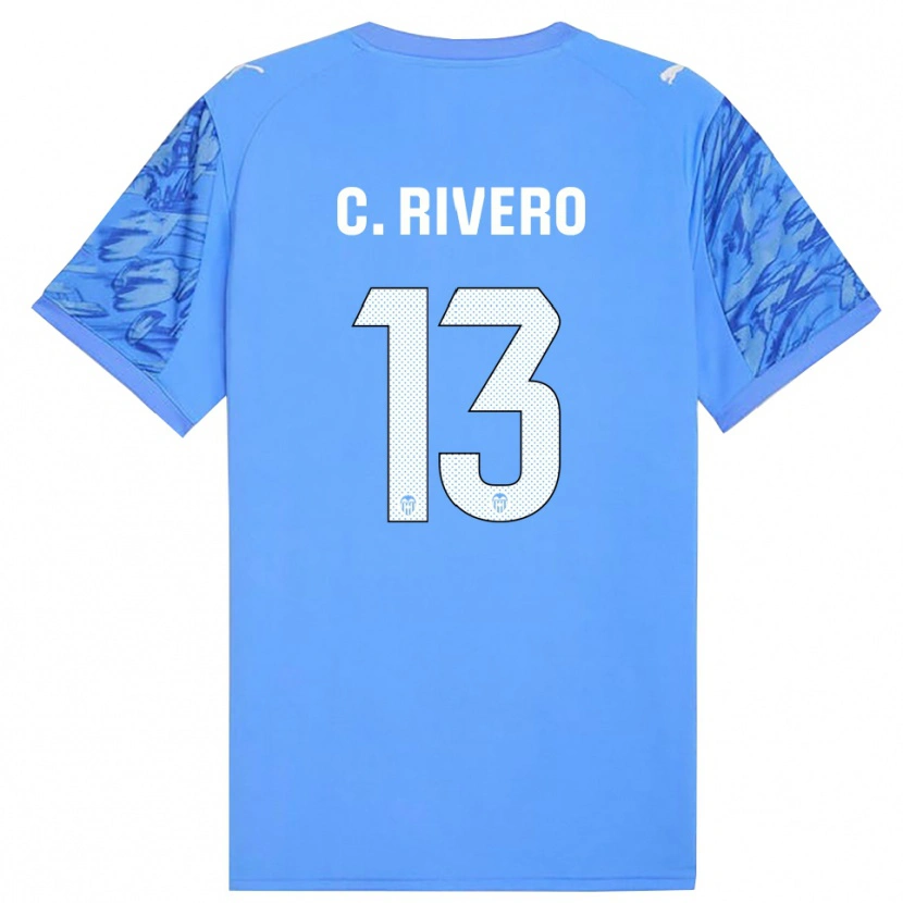Danxen Kinder Cristian Rivero #13 Trikot Blau Weiß Torwarttrikot 2025/26 Österreich