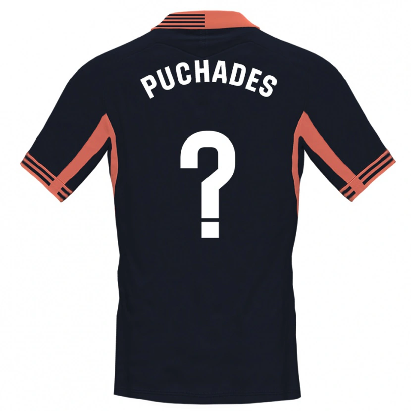 Danxen Kinder Fran Puchades #0 Trikot Schwarz Weiß Orange Torwarttrikot 2025/26 Österreich