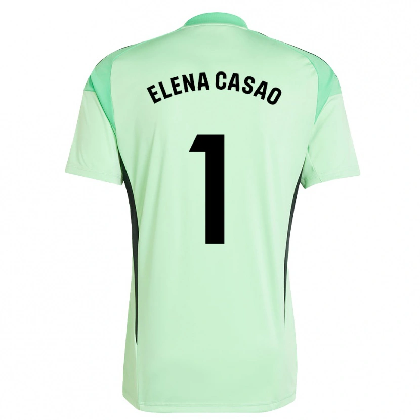 Danxen Kinder Elena Casao López #1 Trikot Hellgrün Schwarz Torwarttrikot 2025/26 Österreich