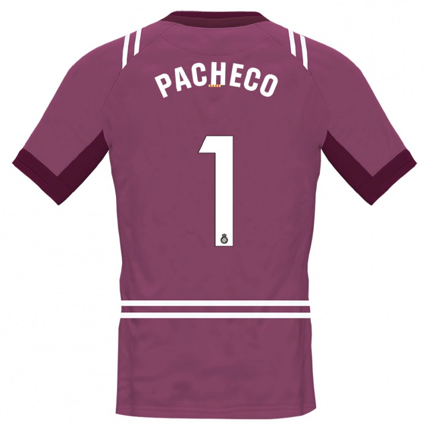 Danxen Kinder Álvaro Pacheco #1 Trikot Burgunderweiß Torwarttrikot 2025/26 Österreich
