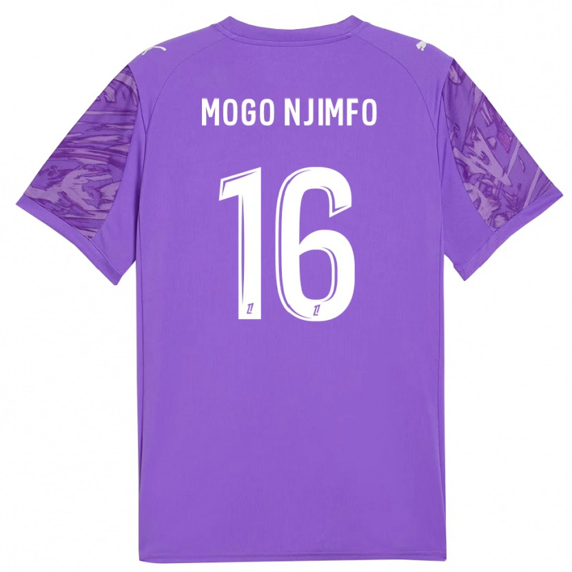 Danxen Kinder Arthur Mogo Njimfo #16 Trikot Flieder Weiß Torwarttrikot 2025/26 Österreich