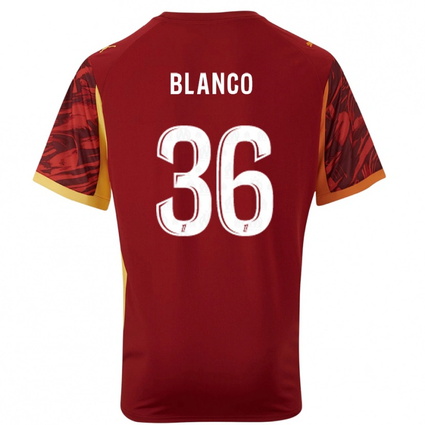 Danxen Kinder Rubén Blanco #36 Trikot Burgunderrot Braun Torwarttrikot 2025/26 Österreich