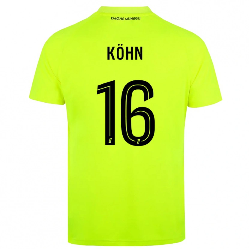 Danxen Kinder Philipp Köhn #16 Trikot Leuchtgrün Schwarz Torwarttrikot 2025/26 Österreich