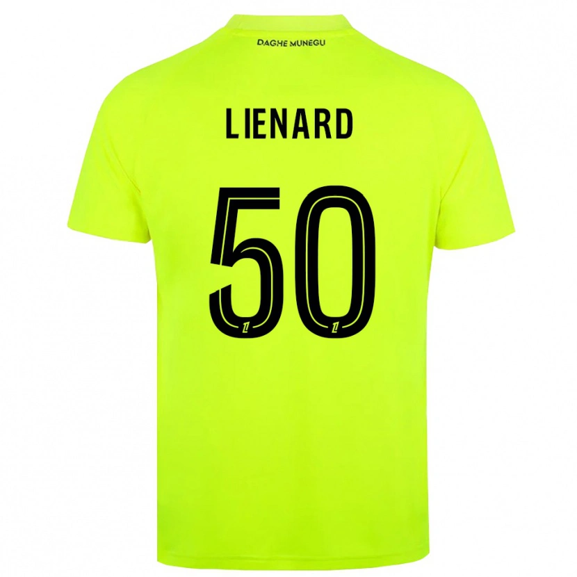 Danxen Kinder Yann Lienard #50 Trikot Leuchtgrün Schwarz Torwarttrikot 2025/26 Österreich