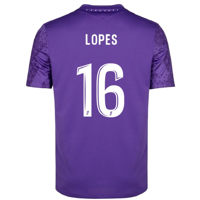 Danxen Kinder Anthony Lopes #16 Trikot Lila Weiß Torwarttrikot 2025/26 Österreich