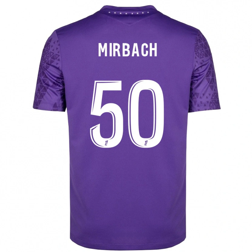 Danxen Kinder Alexis Mirbach #50 Trikot Lila Weiß Torwarttrikot 2025/26 Österreich