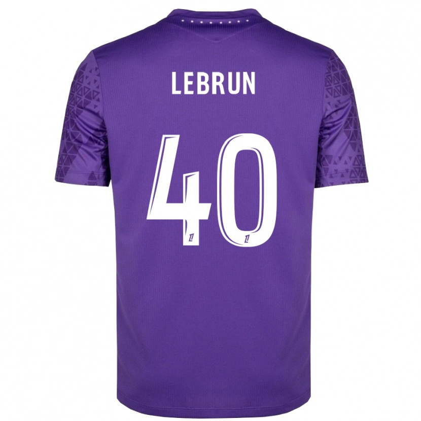 Danxen Kinder Lisa Lebrun #40 Trikot Lila Weiß Torwarttrikot 2025/26 Österreich