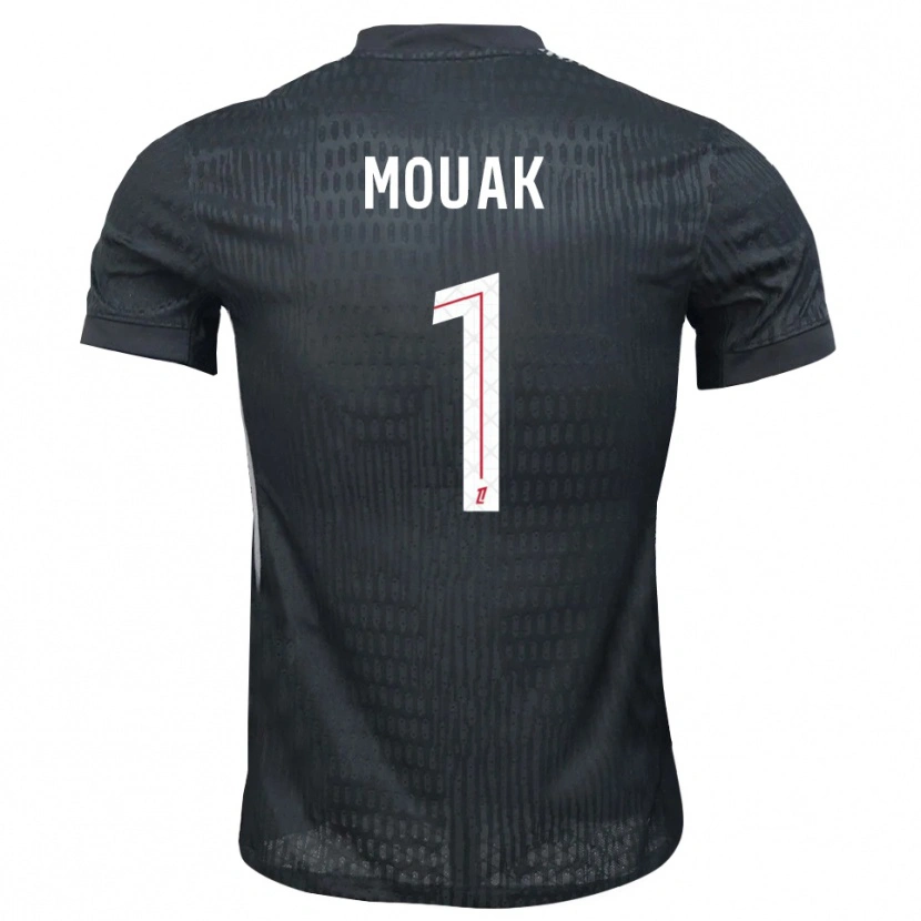 Danxen Kinder Adam Mouak #1 Trikot Dunkelgrau Schwarz Torwarttrikot 2025/26 Österreich