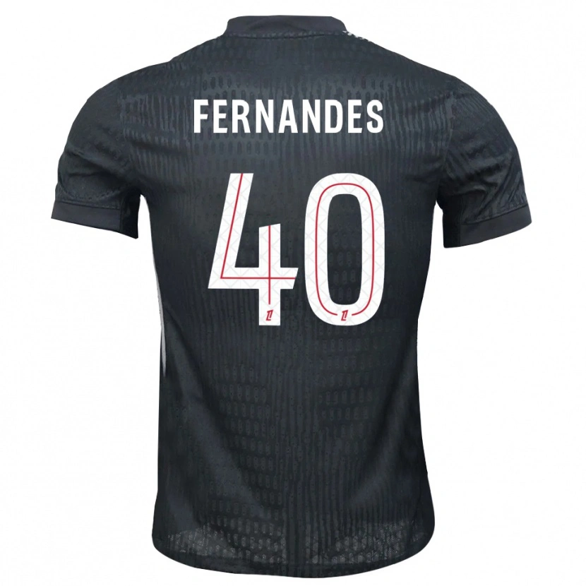 Danxen Kinder Alyssa Fernandes #40 Trikot Dunkelgrau Schwarz Torwarttrikot 2025/26 Österreich