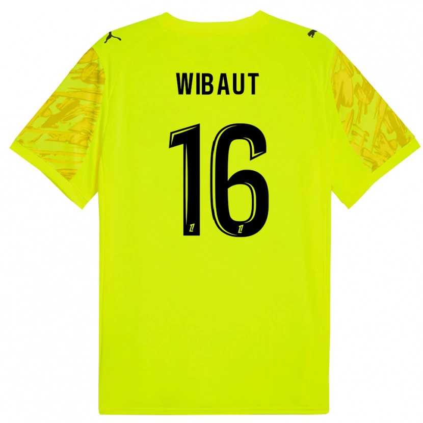 Danxen Kinder Clara Wibaut #16 Trikot Leuchtgrün Gelb Torwarttrikot 2025/26 Österreich