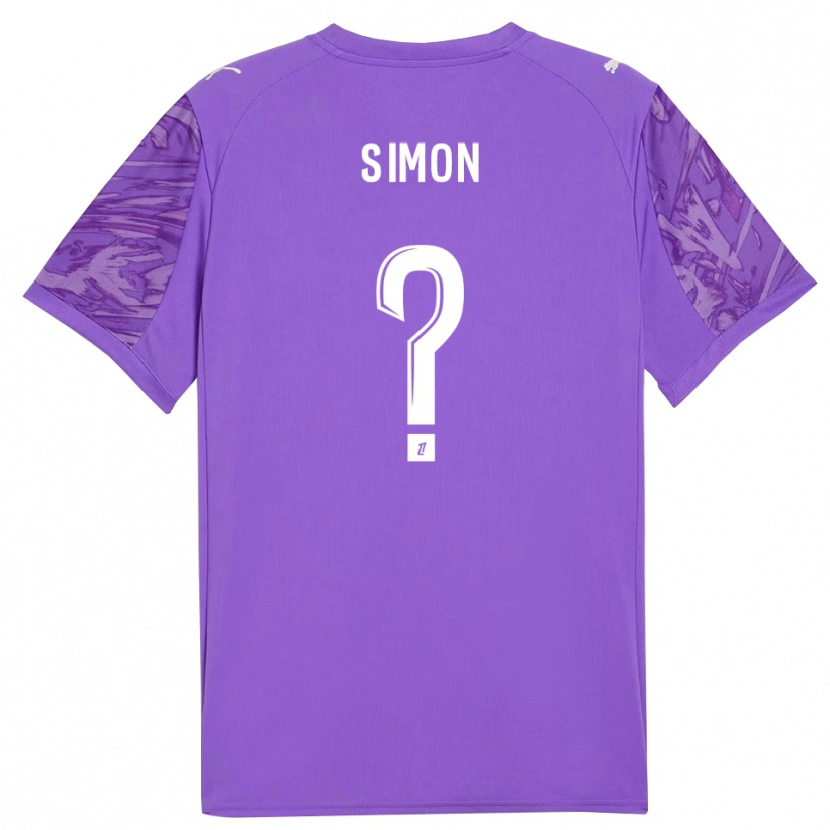 Danxen Kinder Jules Simon #0 Trikot Orchidee Weiß Torwarttrikot 2025/26 Österreich