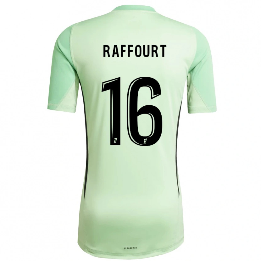 Danxen Kinder Timéo Raffourt #16 Trikot Hellgrün Schwarz Torwarttrikot 2025/26 Österreich