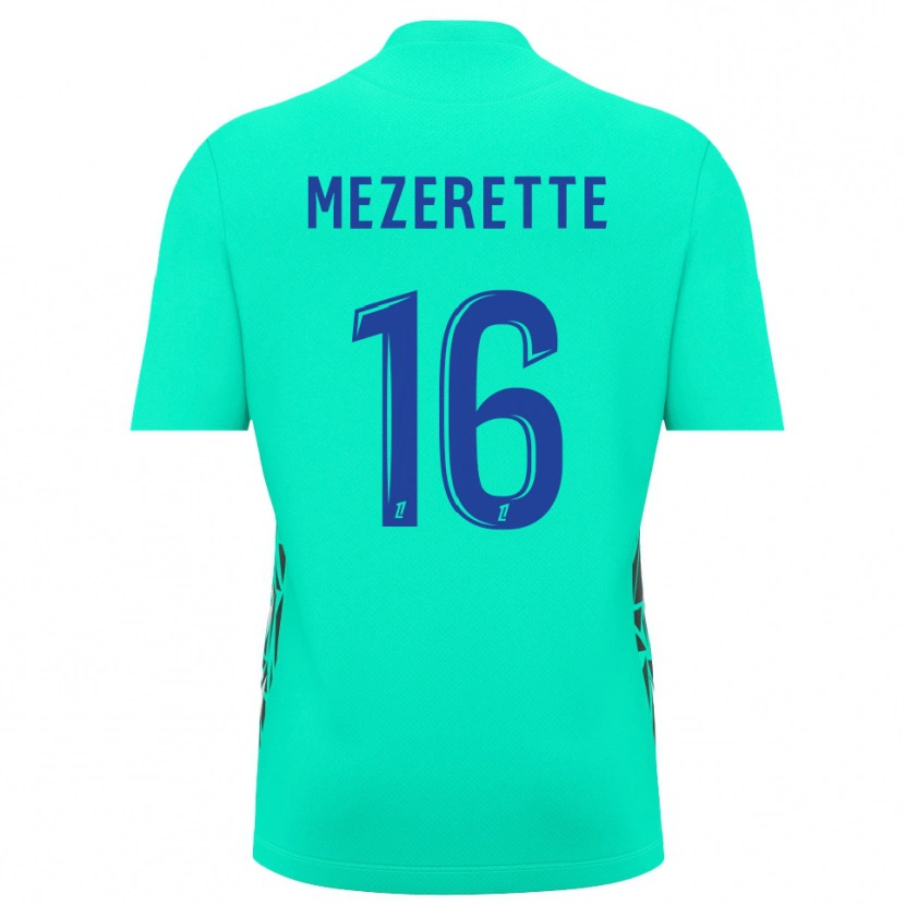 Danxen Kinder Louis Mezerette #16 Trikot Aquamarinblau Torwarttrikot 2025/26 Österreich