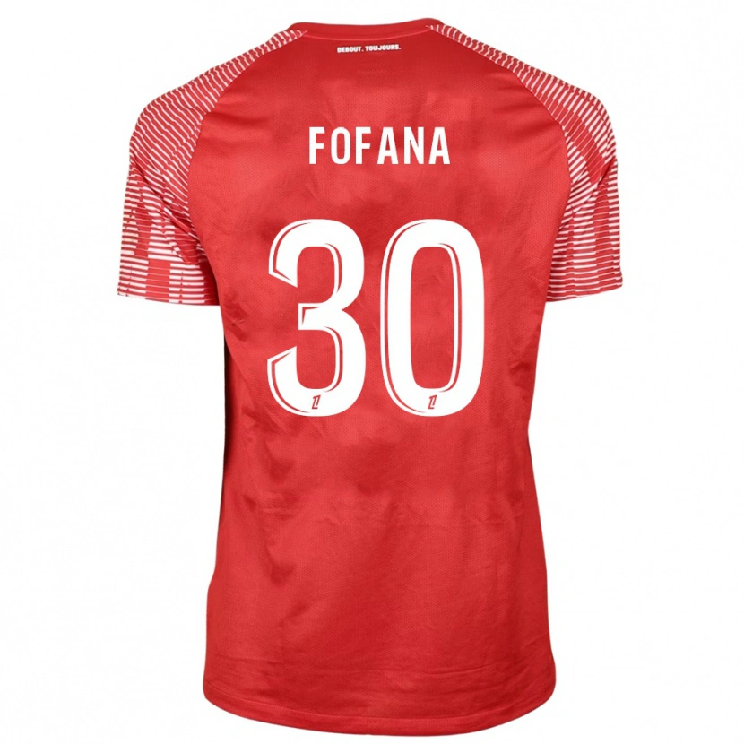 Danxen Kinder Yahia Fofana #30 Trikot Rot Weiß Torwarttrikot 2025/26 Österreich
