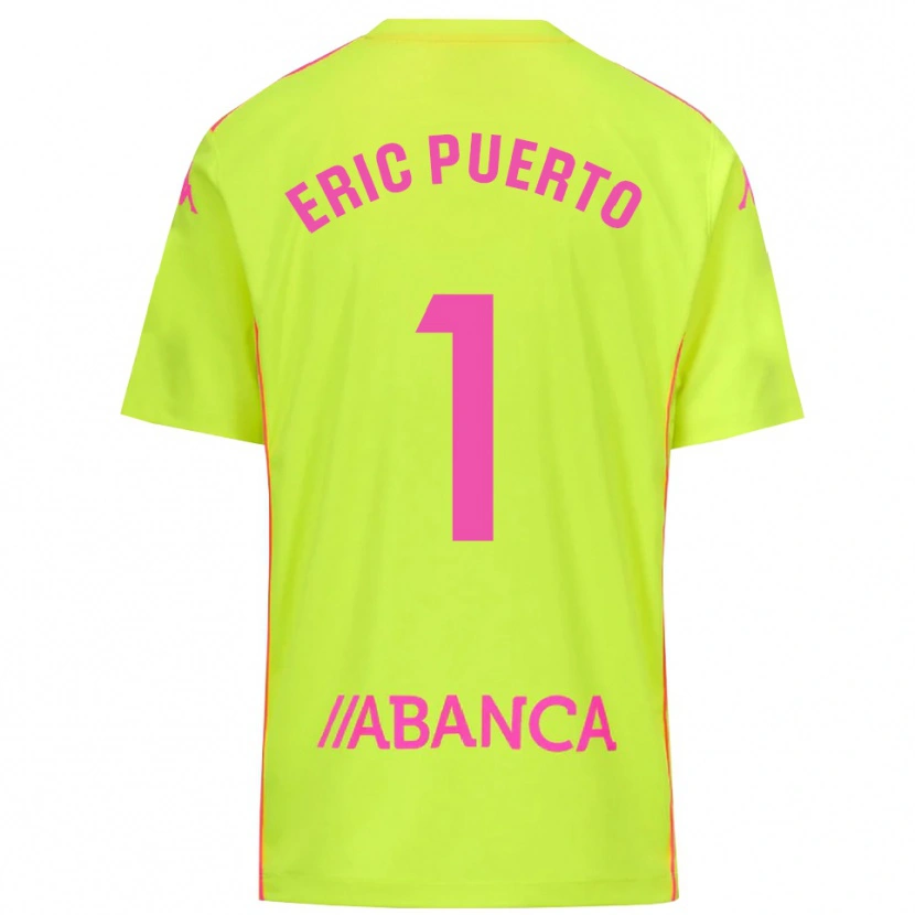 Danxen Kinder Eric Puerto #1 Trikot Gelb Grün Torwarttrikot 2025/26 Österreich