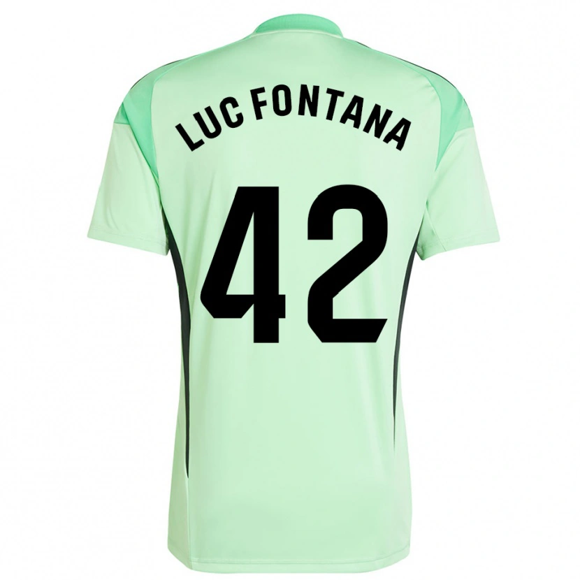 Danxen Kinder Jean Luc Fontana #42 Trikot Hellorange Schwarz Torwarttrikot 2025/26 Österreich