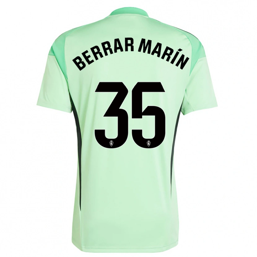 Danxen Kinder Sergio Berrar #35 Trikot Mittleres Frühlingsgrün Torwarttrikot 2025/26 Österreich
