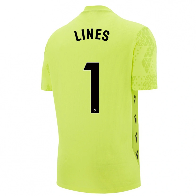 Danxen Kinder Laura Inés Aguilar #1 Trikot Gelbgrün Schwarz Torwarttrikot 2025/26 Österreich