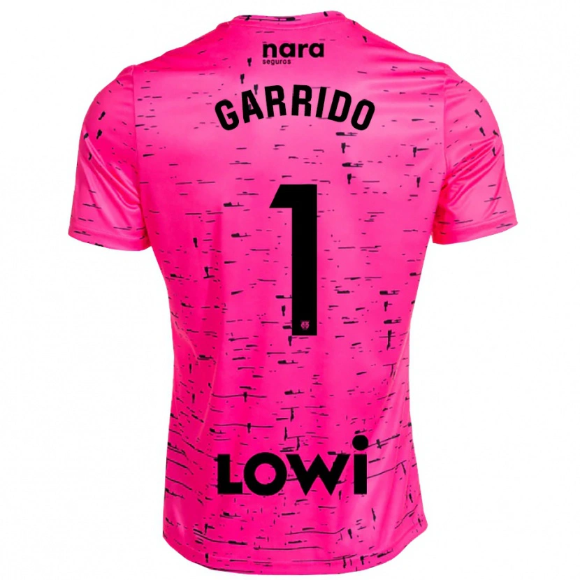 Danxen Kinder Javi Garrido #1 Trikot Tiefpink Schwarz Torwarttrikot 2025/26 Österreich