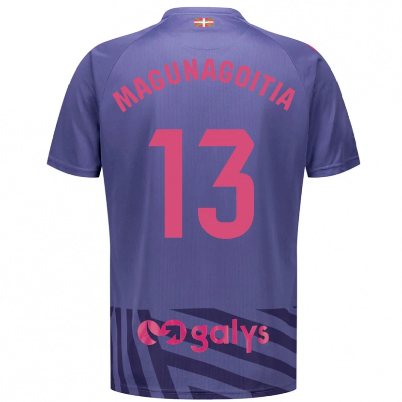 Danxen Kinder Jonmi Magunagoitia #13 Trikot Blaugrau Violett Torwarttrikot 2025/26 Österreich