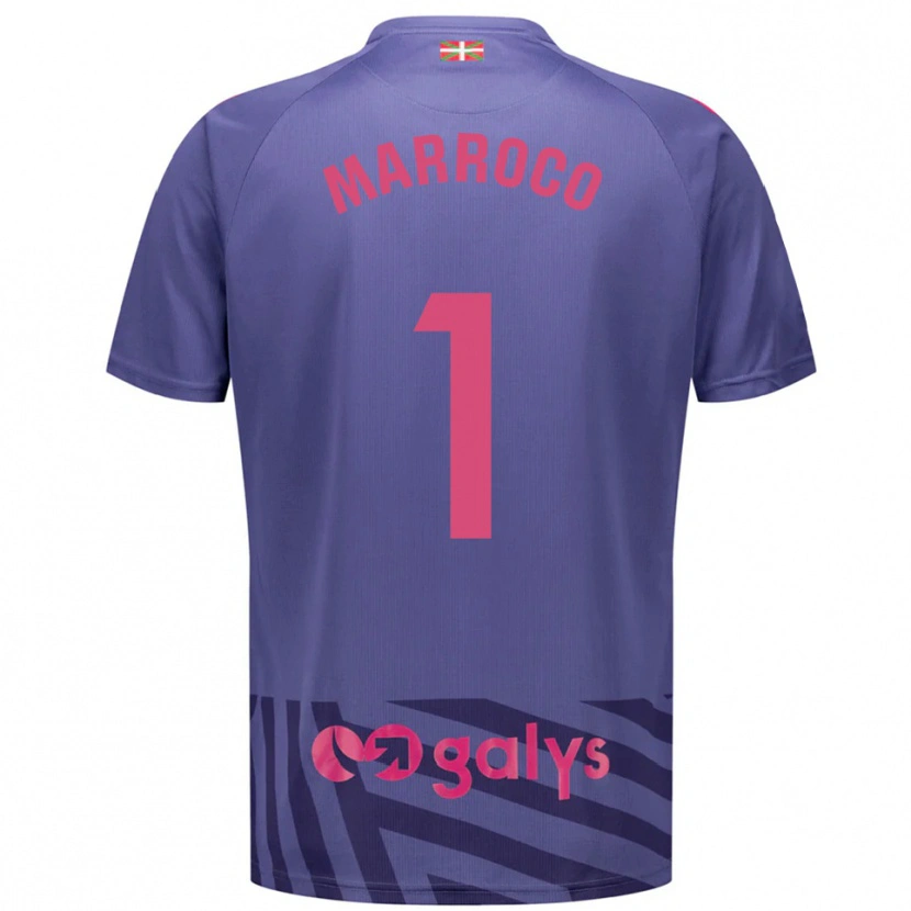 Danxen Kinder Marc Marroco #1 Trikot Blaugrau Violett Torwarttrikot 2025/26 Österreich