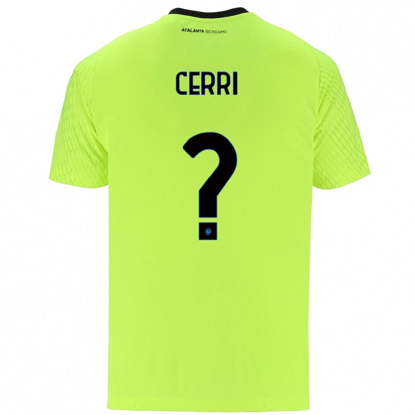 Danxen Kinder Jacopo Cerri #0 Trikot Gelb Grün Rot Torwarttrikot 2025/26 Österreich