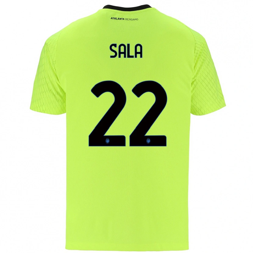 Danxen Kinder Lorenzo Sala #22 Trikot Gelb Grün Rot Torwarttrikot 2025/26 Österreich