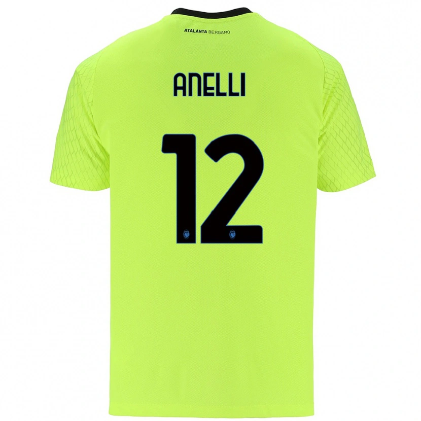 Danxen Kinder Alessandro Anelli #12 Trikot Gelb Grün Rot Torwarttrikot 2025/26 Österreich