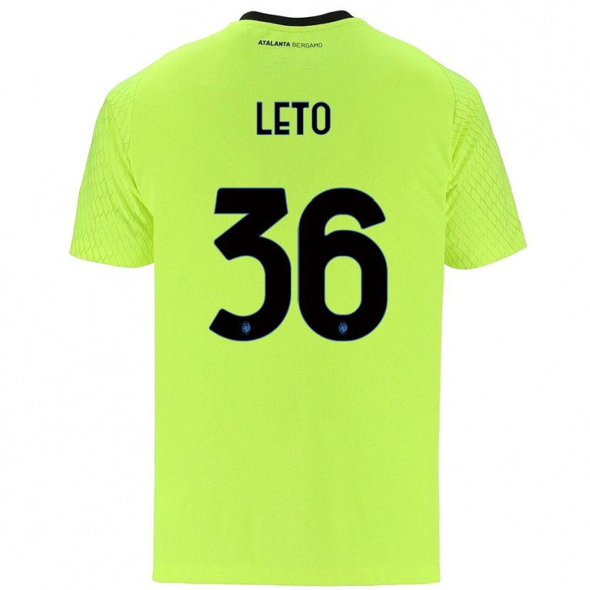 Danxen Kinder Manuel Leto #36 Trikot Gelb Grün Rot Torwarttrikot 2025/26 Österreich