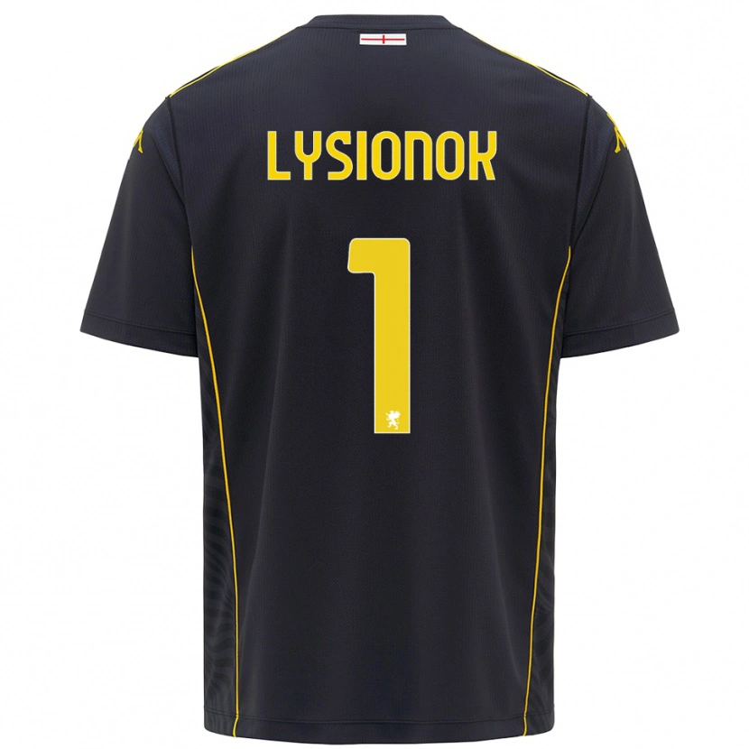 Danxen Kinder Ernestas Lysionok #1 Trikot Schwarz Gelb Torwarttrikot 2025/26 Österreich