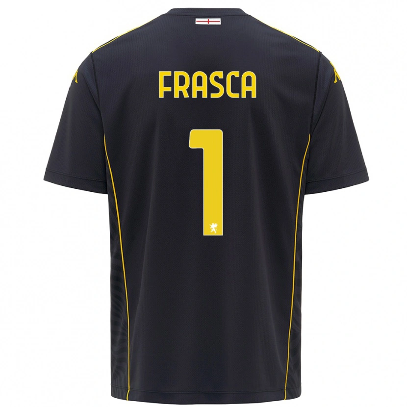 Danxen Kinder Andrea Frasca #1 Trikot Schwarz Gelb Torwarttrikot 2025/26 Österreich