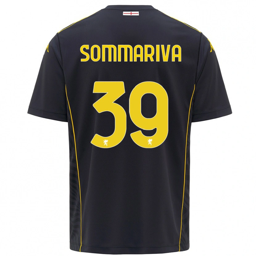 Danxen Kinder Daniele Sommariva #39 Trikot Schwarz Gelb Torwarttrikot 2025/26 Österreich