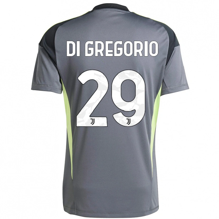Danxen Kinder Michele Di Gregorio #29 Trikot Dunkelgrau Weiß Torwarttrikot 2025/26 Österreich