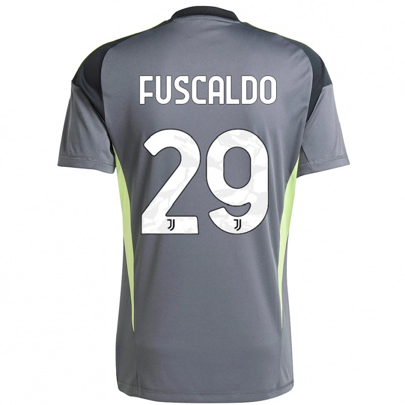 Danxen Kinder Matteo Fuscaldo #29 Trikot Dunkelgrau Weiß Torwarttrikot 2025/26 Österreich