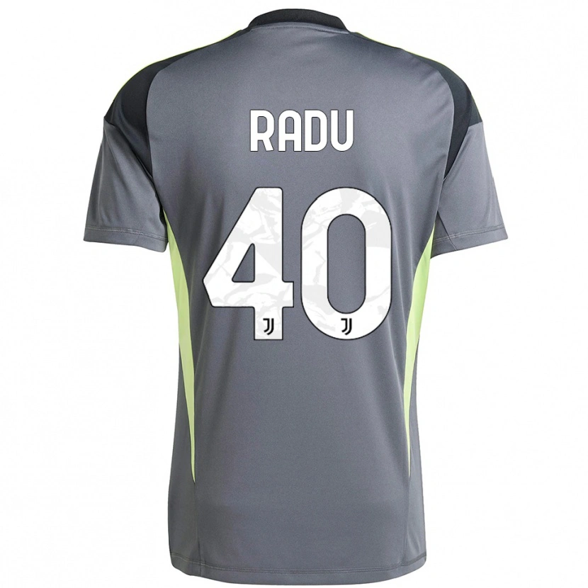 Danxen Kinder Riccardo Radu #40 Trikot Dunkelgrau Weiß Torwarttrikot 2025/26 Österreich