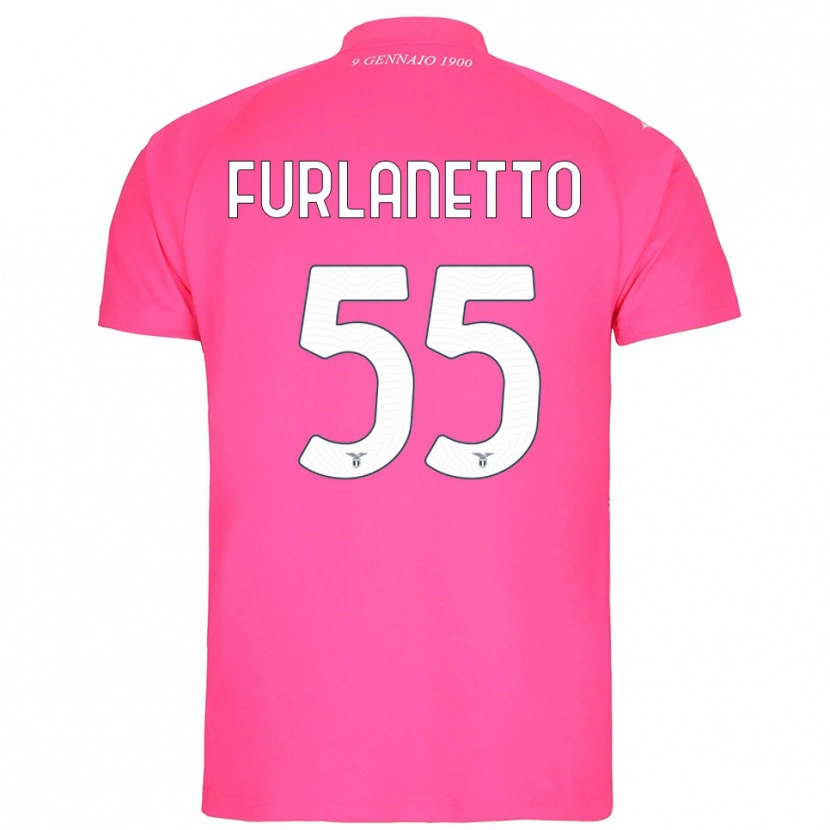 Danxen Kinder Alessio Furlanetto #55 Trikot Tiefrosa Torwarttrikot 2025/26 Österreich