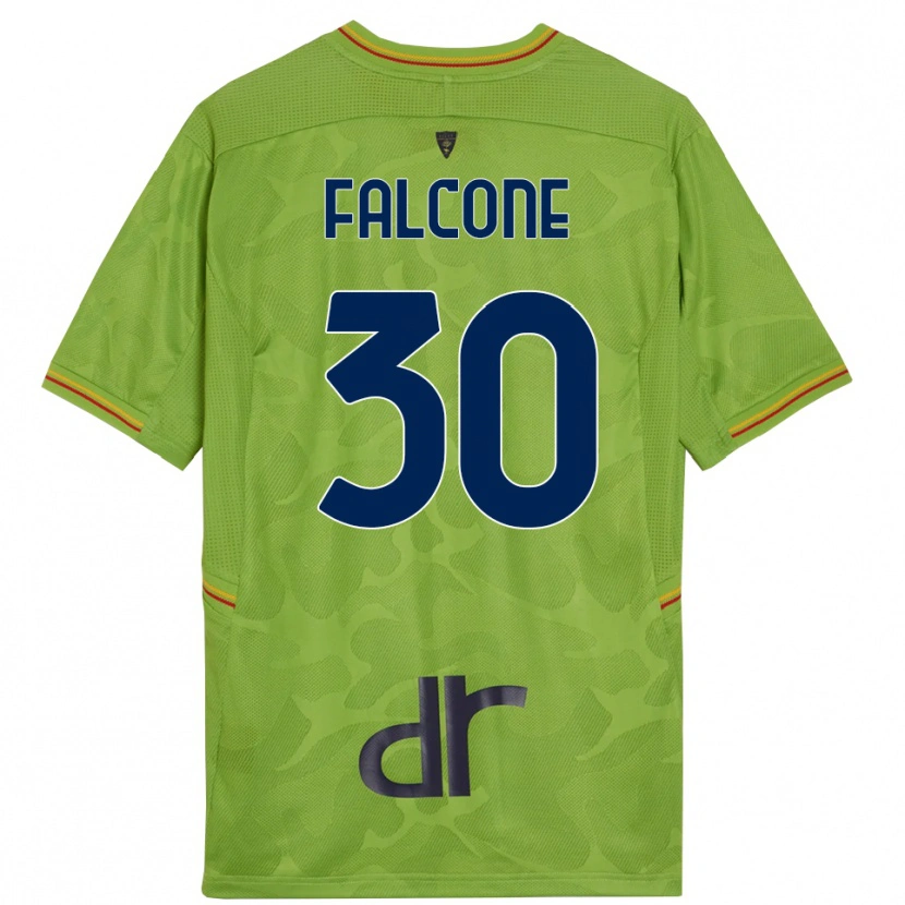 Danxen Kinder Wladimiro Falcone #30 Trikot Waldgrün Schwarz Torwarttrikot 2025/26 Österreich