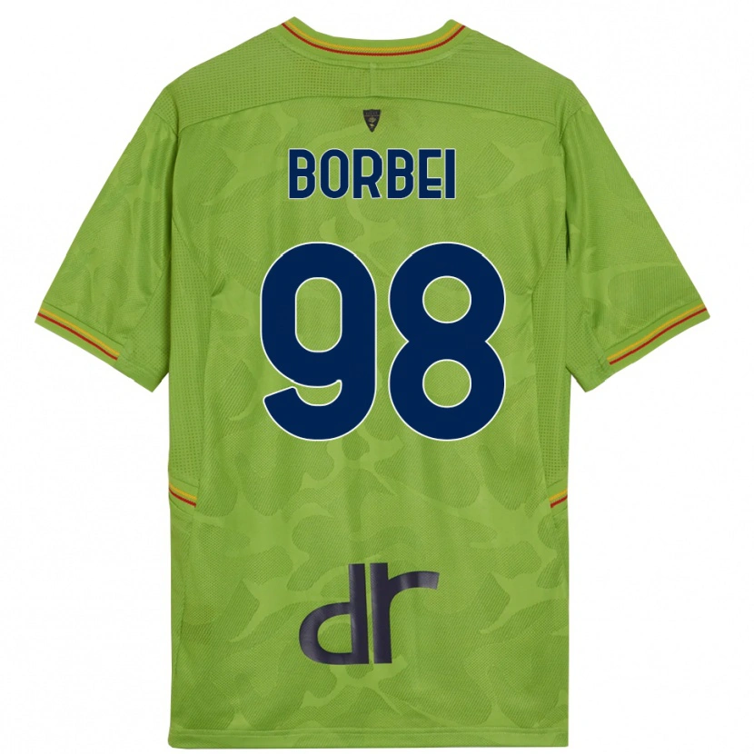 Danxen Kinder Alexandru Borbei #98 Trikot Waldgrün Schwarz Torwarttrikot 2025/26 Österreich