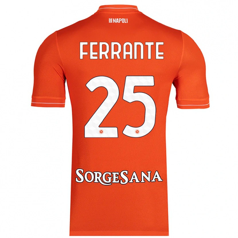 Danxen Kinder Mathias Ferrante #25 Trikot Orange Rot Weiß Torwarttrikot 2025/26 Österreich