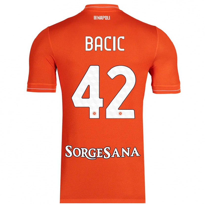 Danxen Kinder Doris Bačić #42 Trikot Orange Rot Weiß Torwarttrikot 2025/26 Österreich