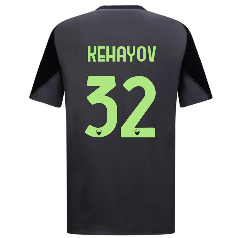 Danxen Kinder Atanas Kehayov #32 Trikot Schwarz Hellgrün Torwarttrikot 2025/26 Österreich